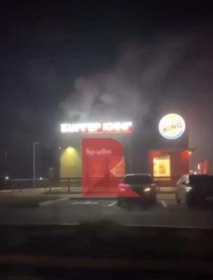 Рязанцы сообщают о возгорании в ресторане Burger King