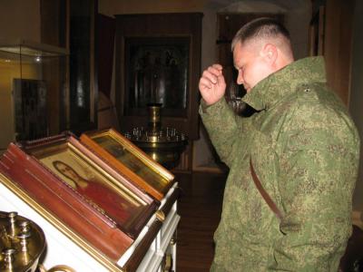 В Архангельском соборе Рязанского кремля помолились за Минобороны