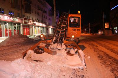 Ночью снег в Рязани будут убирать тщательнее