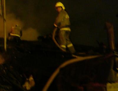 В Рязанской области за вечер сгорели сарай, нежилой дом и две бани