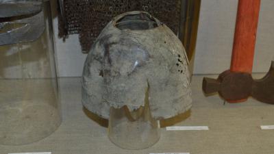 В Михайлове обнаружен старинный русский шлем