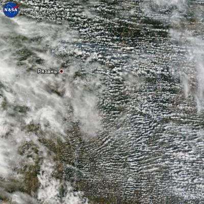 Спутники американского космического агентства NASA не фиксируют очагов возгорания на территории Рязанской области