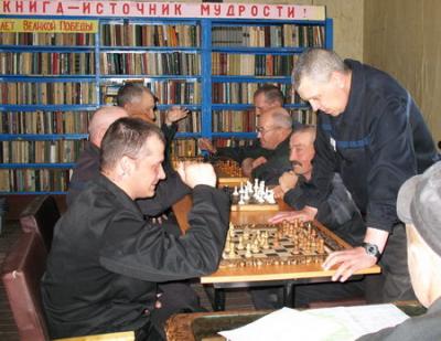 Осуждённые рязанской ИК-5 сыграли в шахматы