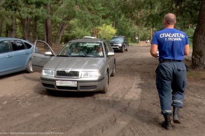 Рязанские спасатели провели в Солотче противопожарные рейды