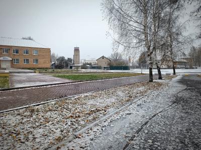 В северо-восточной части Рязанской области выпал первый снег