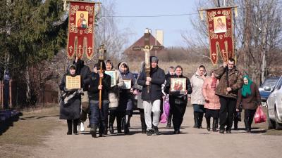 Жители Михайловского района спасаются от коронавируса крестным ходом