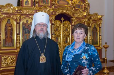 Ольге Щетинкиной вручили награду Русской православной церкви