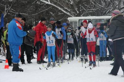 Школьники Рязани соревновались на лыжне
