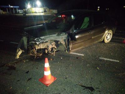 На трассе близ Сасово столкнулись Renault Megane и «Лада Ларгус», пострадал 20-летний парень