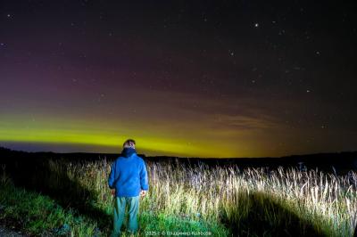 Над Касимовом сняли редкую форму атмосферного свечения