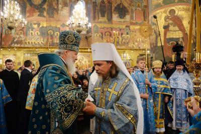 Патриарх Кирилл и митрополит Марк