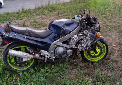 В Канищево «Лада Веста» не разъехалась с мотоциклом