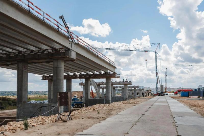 Готовность нового моста через реку Оку под Рязанью превысила 31%