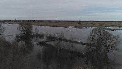 В рязанских Борках подтопило 17 приусадебных участков