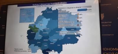 На выборах губернатора Рязанщины обработано более 99% протоколов