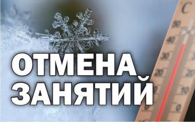 В школах Ермишинского района отменили занятия из-за морозов