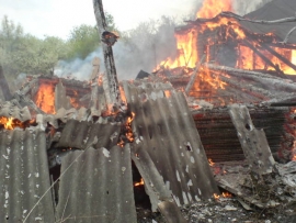 За минувшие сутки на Рязанщине сгорело несколько домов