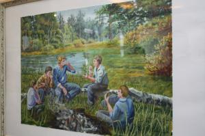 В Рязани можно увидеть картины юных художников из «золотого фонда» Шацкой средней школы