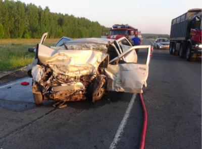 Близ Пронска Volkswagen столкнулся с ВАЗ-2110, водитель «десятки» погиб