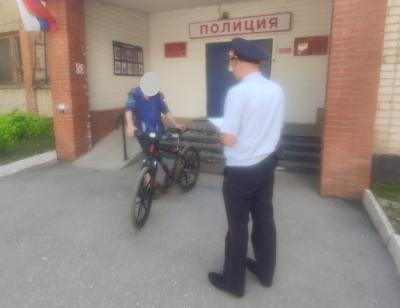 В Новомичуринске поймали веловора