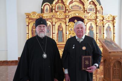 Профессор РГУ Рудольф Подоль награждён орденом Русской православной церкви