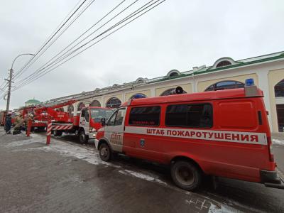 МЧС рассказало о ложном задымлении Торговых рядов в центре Рязани