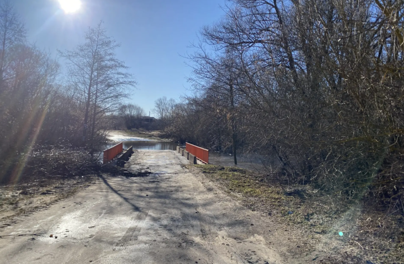 В Рязанской области три моста освободились от воды