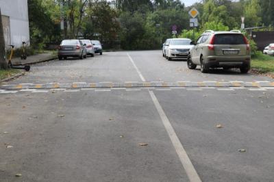 В Рязани починили дорогу на улице Лизы Чайкиной