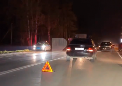 На Солотчинском шоссе под Рязанью столкнулись две легковушки