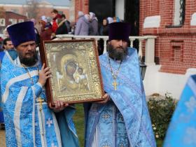 В Казанском женском монастыре города Рязани отметили престольный праздник
