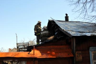 В Рязани произошёл пожар в трёхквартирном доме