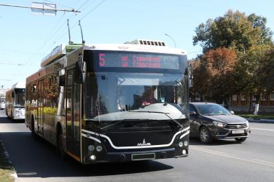 В Рязани временно изменили маршруты движения трёх троллейбусов