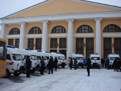 Рязанская область получила новые машины «скорой помощи» и школьные автобусы