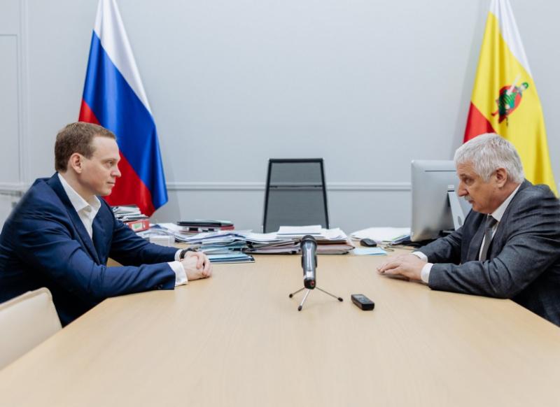 Павел Малков обсудил с председателем ДОСААФ России дальнейшие направления сотрудничества