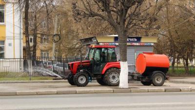 Рязанские улицы снова продезинфицируют