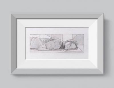 Художник Александр Дëмкин выставил на аукцион эскиз «спящей девушки»