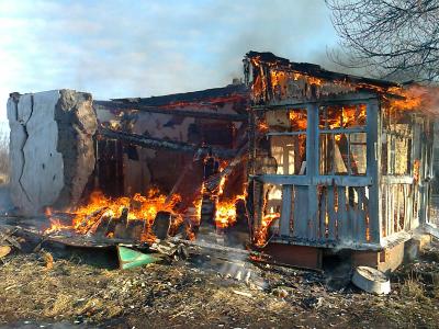 На месте пожара в селе Заполье Шиловского района обнаружен погибший