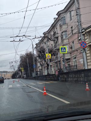 Контактная сеть в Рязани повреждена на нескольких участках