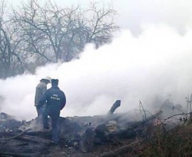 Два дачных дома сгорели в Шиловском районе