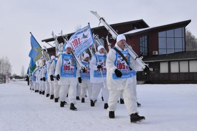 Рязанские десантники отправились в лыжный марафон