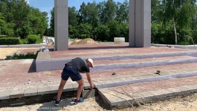 В Рязани ремонтируют Скорбященский мемориальный комплекс