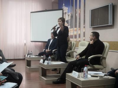 Елена Сорокина пришла на встречу с жителями Советского района Рязани