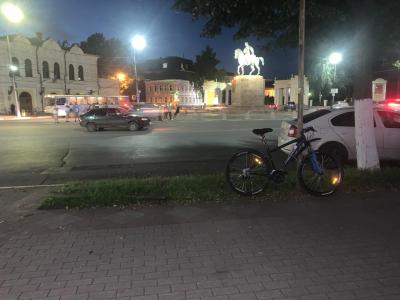 На улице Соборной ВАЗ-2114 столкнулся с велосипедистом