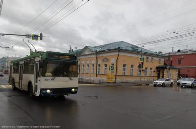 Троллейбусы №10 в Рязани вновь следуют до площади Попова