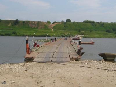 В Спасском районе на пару часов закрыли понтонный мост