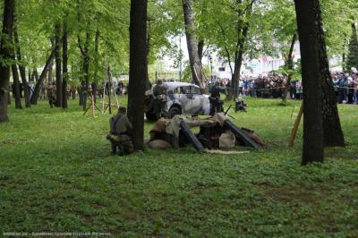 В День Победы в Рязани реконструировали сражение Великой Отечественной войны