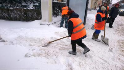За ночь с улиц Рязани вывезли свыше 3300 кубометров снега