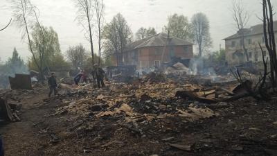 В Милославском районе сгорело 15 сараев