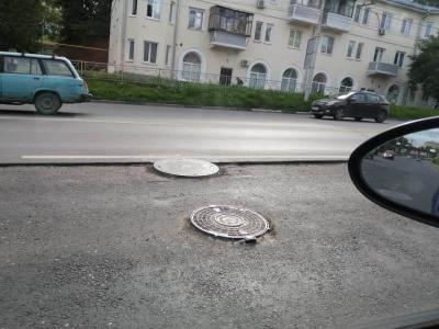 На Куйбышевском шоссе в Рязани остались ямы после ремонта