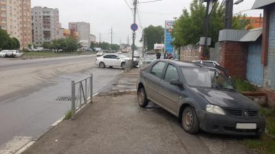Водитель Renault без прав протаранил Sкоdа Oстаviа на улице Высоковольтной